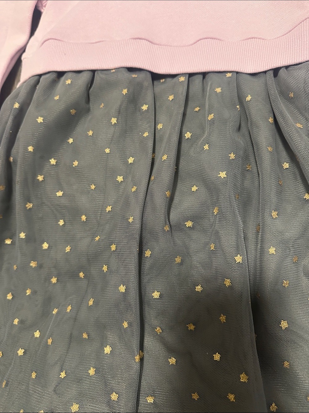 Carter's Pink Hoodie Dress & Lavender Tulle Dress Set 6/6X - Picture 3 of 4